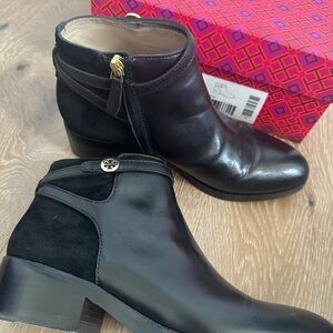 Tory Burch Ossie Black Ankle Boots